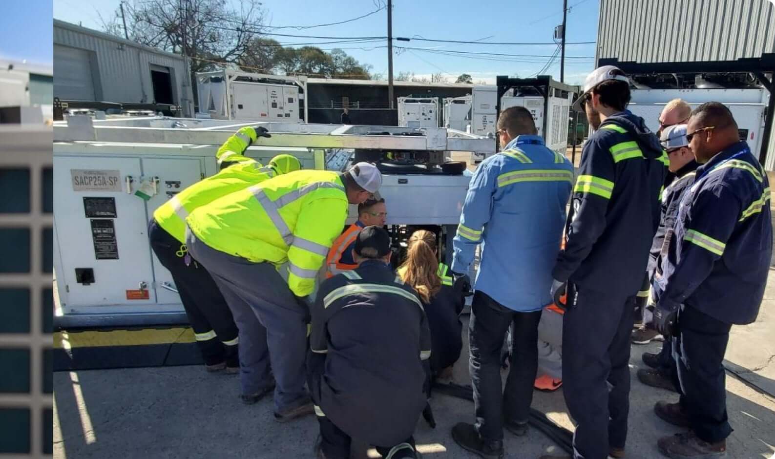 A Group of Technicians Working